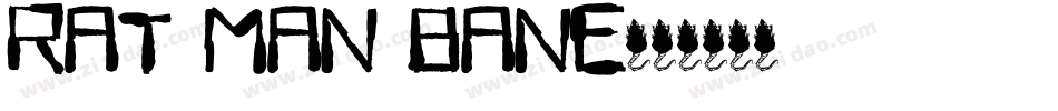 Rat Man Bane字体转换